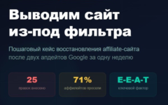 как вывести сайт из под фильтра Google